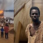Ebo Noah’s Ark Burned by His Own Followers After Prophecy Failed – VIDEO